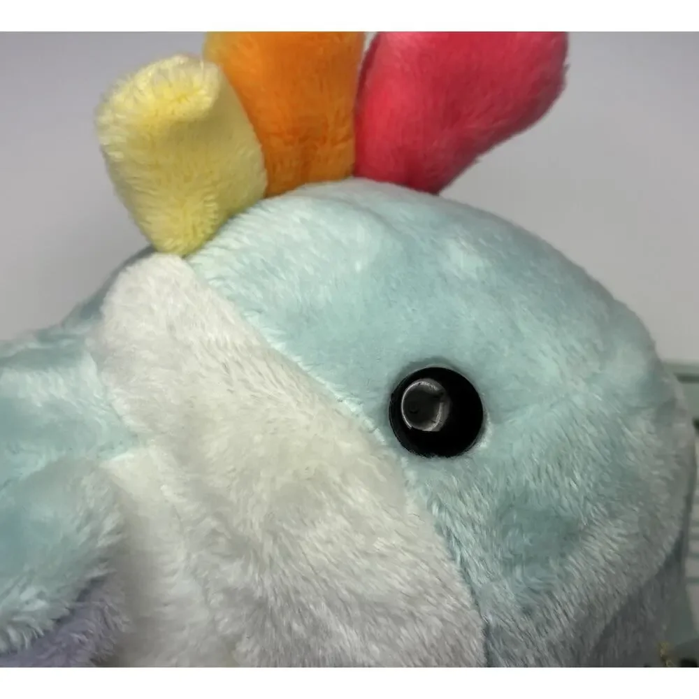 Bellzi Lotti Axolotl Plush Blue 6” Rainbow Pride Boxlunch Exclusive With Tags